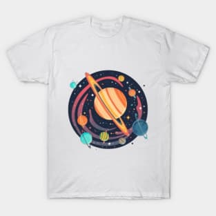 outer space planet T-Shirt